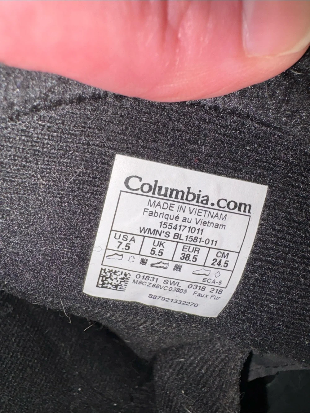 Columbia Black Women's Insulated Winter Boots